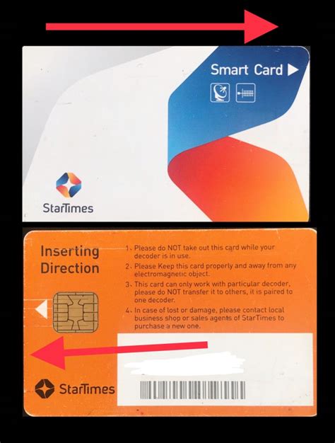 how to insert smart card in startimes decoder|How to Link Your Decoder Smart Card .